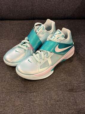Nike Zoom KD IV Easter Basketball Shoes - size 9M